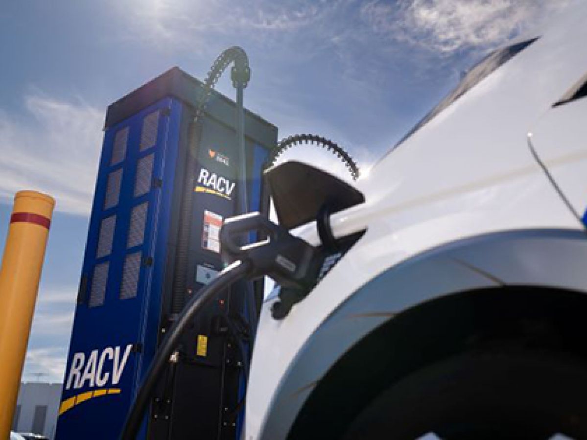 RACV Electric Vehicle charging station