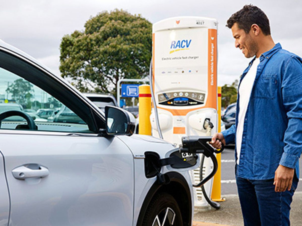 RACV EV charging station