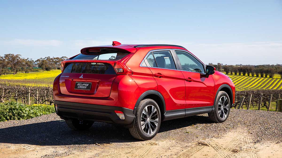 Rear of the 2018 Mitsubishi Eclipse Cross