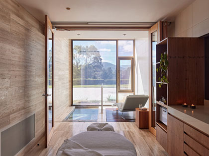 One spa treatment room at RACV Healesville Country Club.