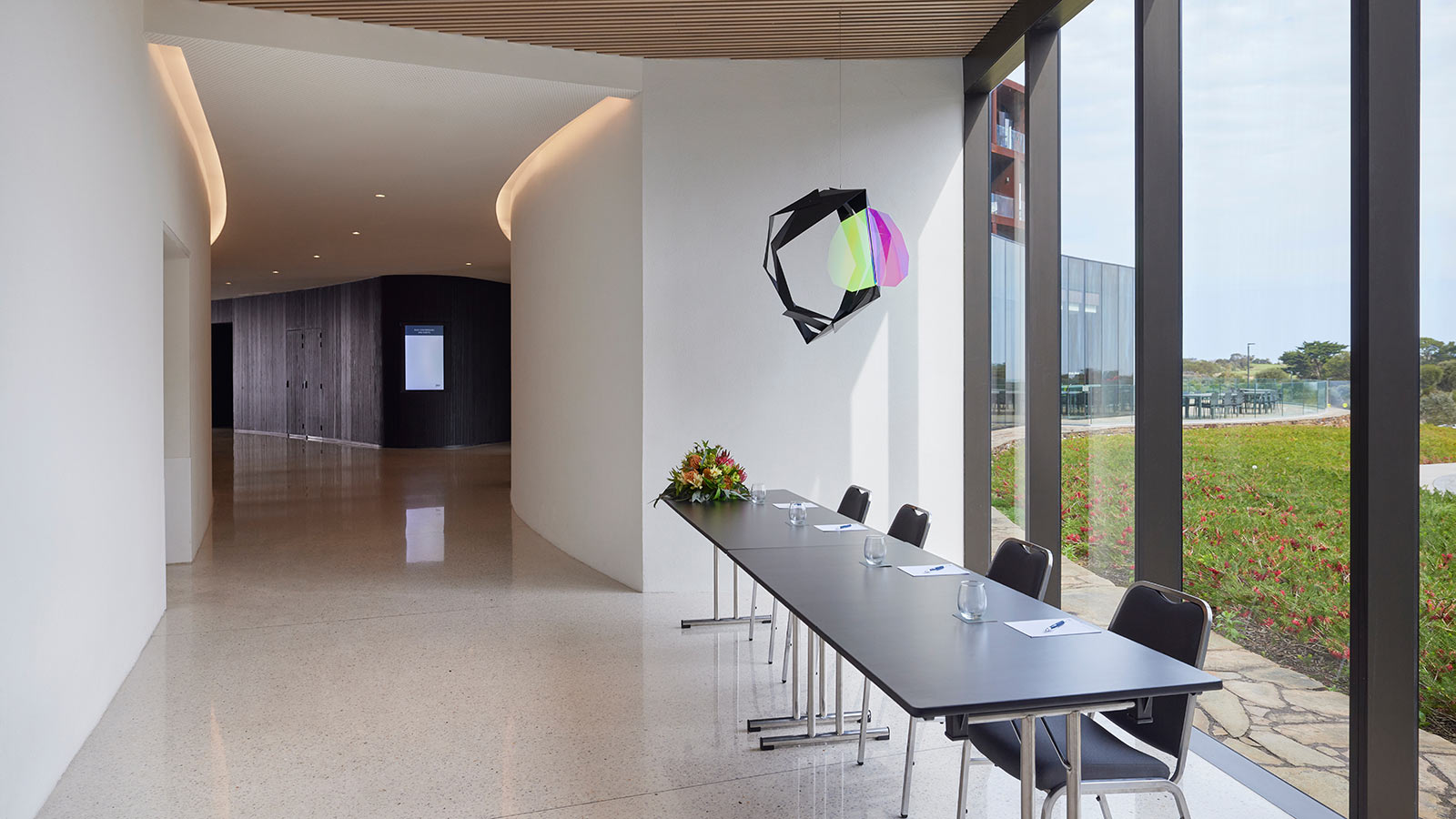 Horizon Ballroom's pre-function area at RACV Cape Schanck Resort.