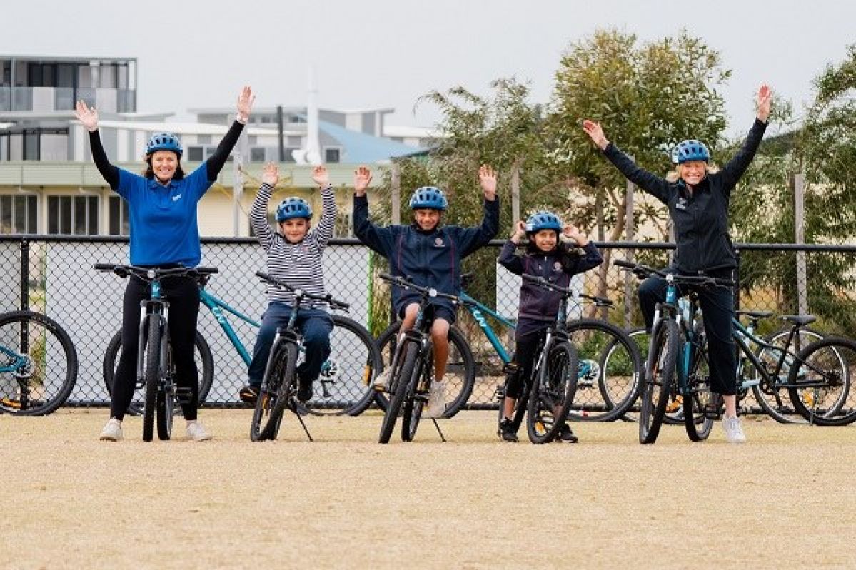 RACV and Bicycle Network Ride2School Bike Ed program launch.