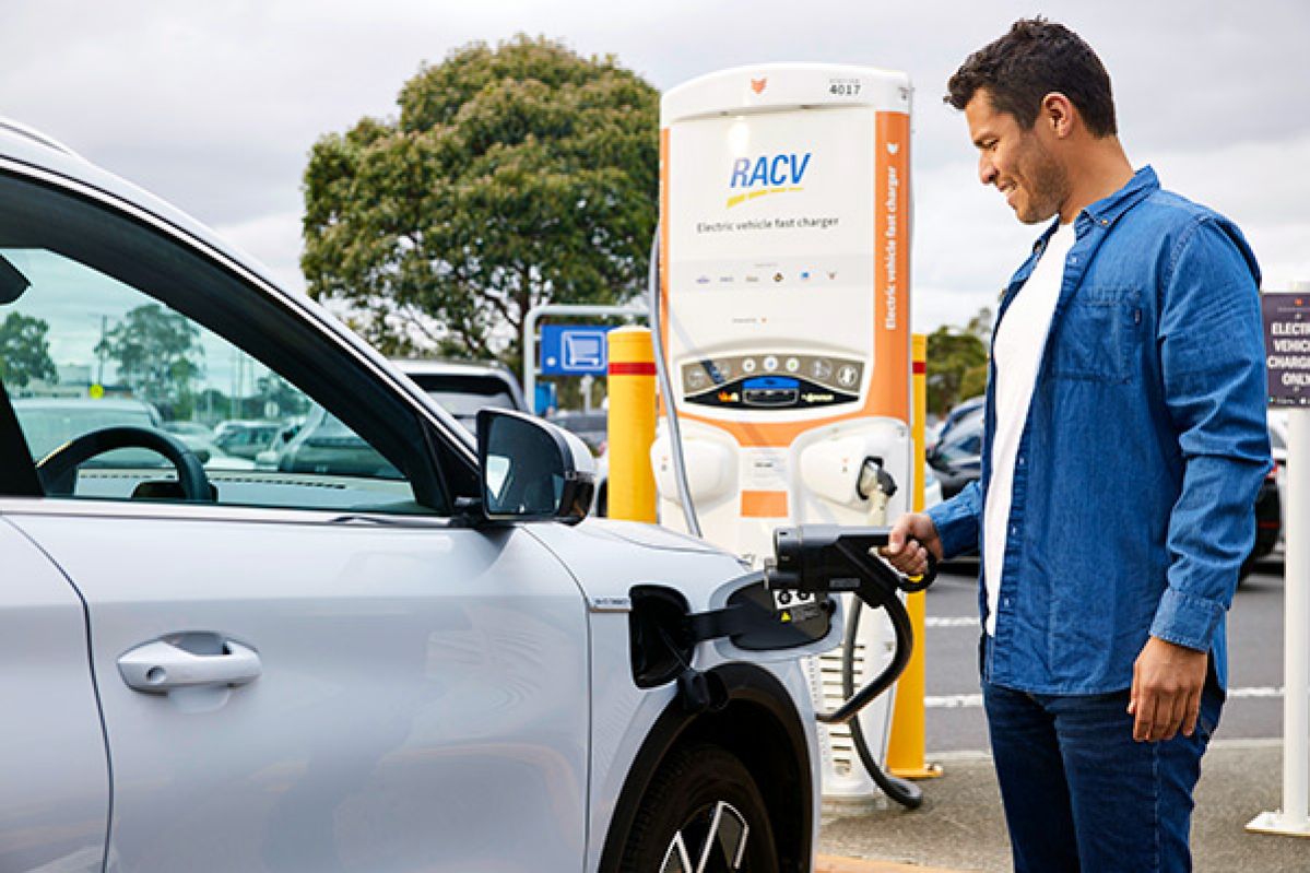 RACV EV charging station