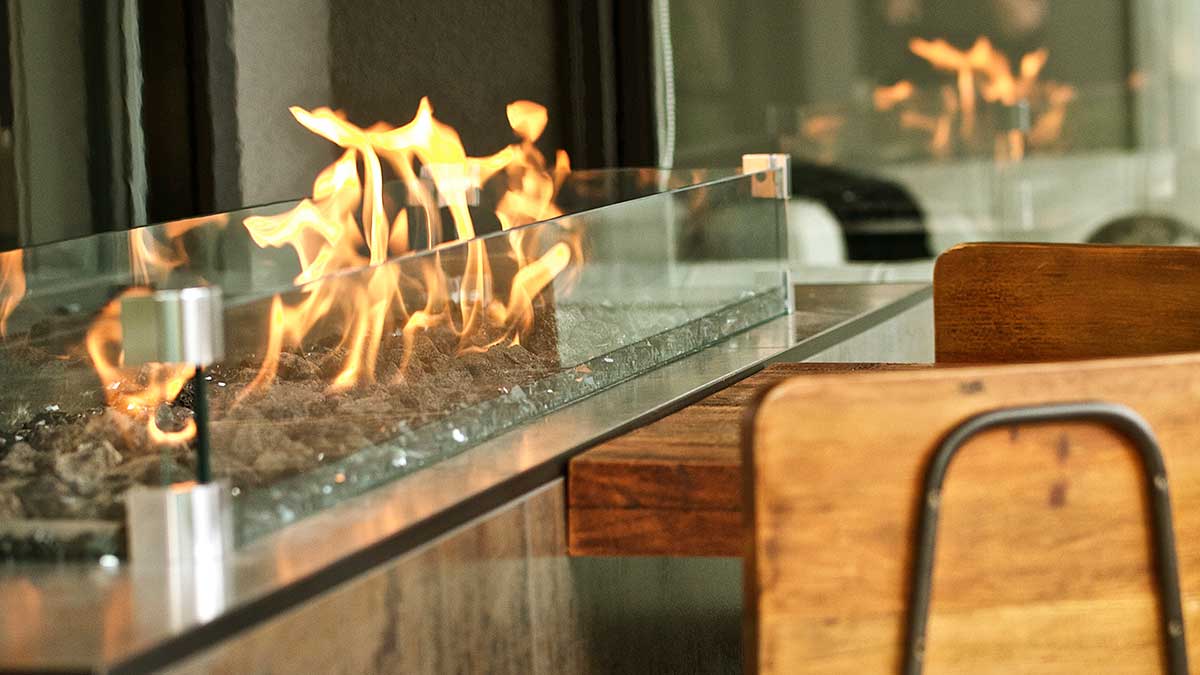 gas fire pit