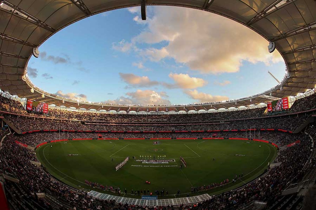 the mcg in melbourne afl