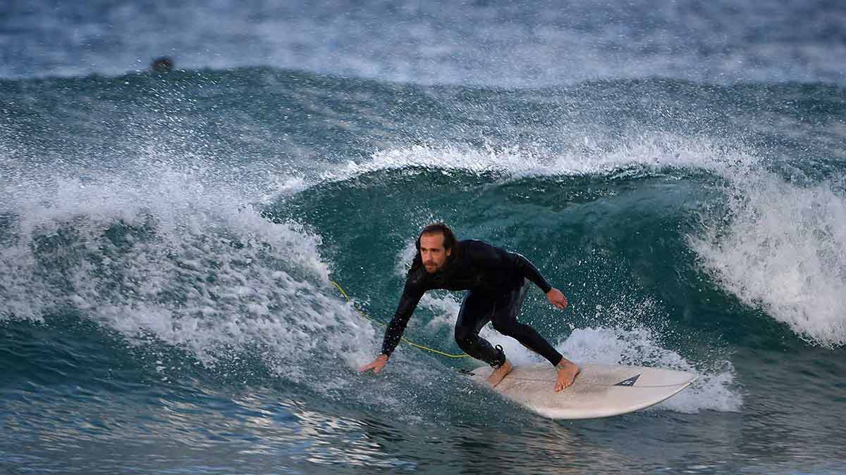 Man surfing