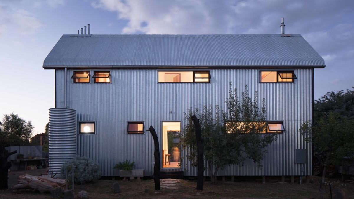 Front view: The Recyclable House in Beaufort 