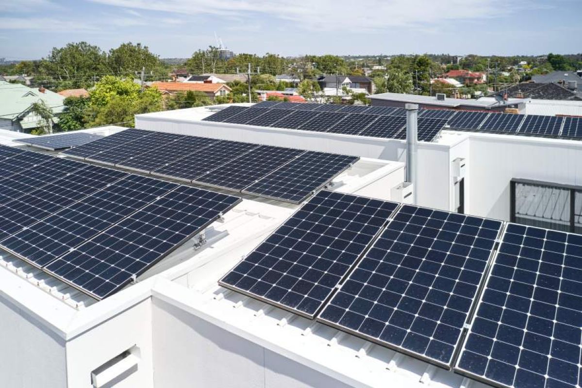 solar panels installed on a Fairfield house by RACV Solar