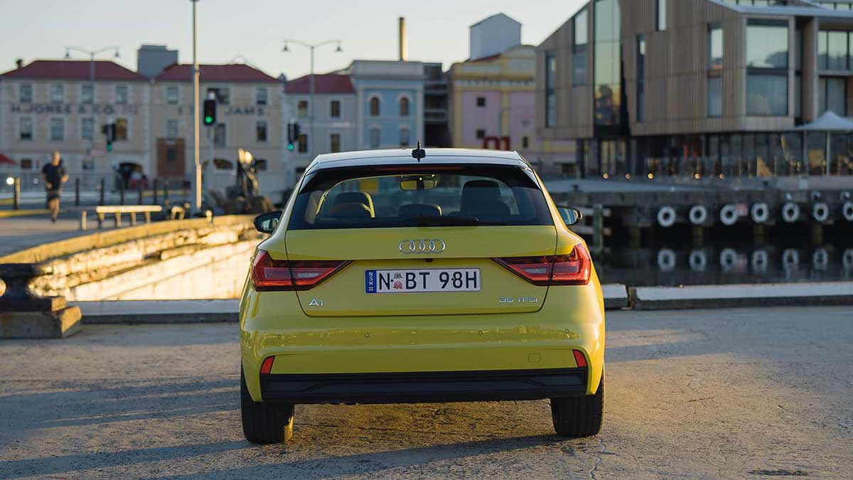 Rear of the Audi A1