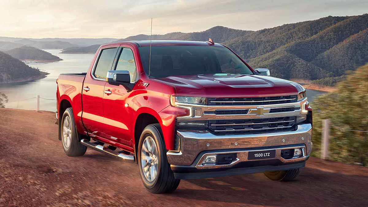 Red Chevrolet Silverado