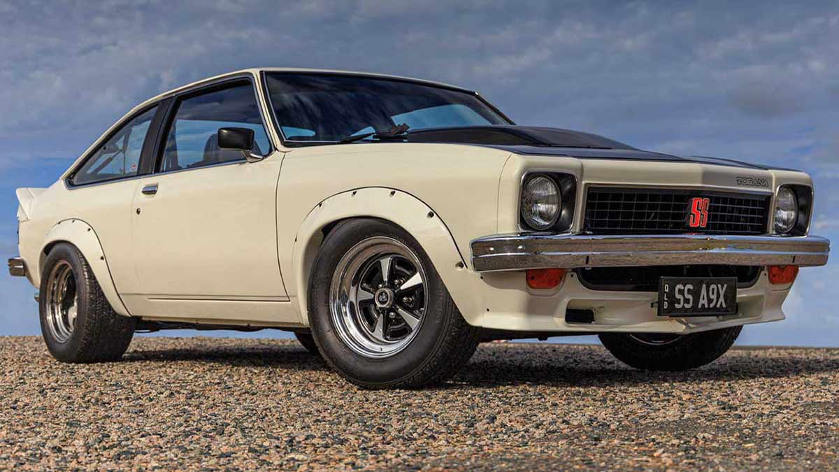 A cream Holden Torana