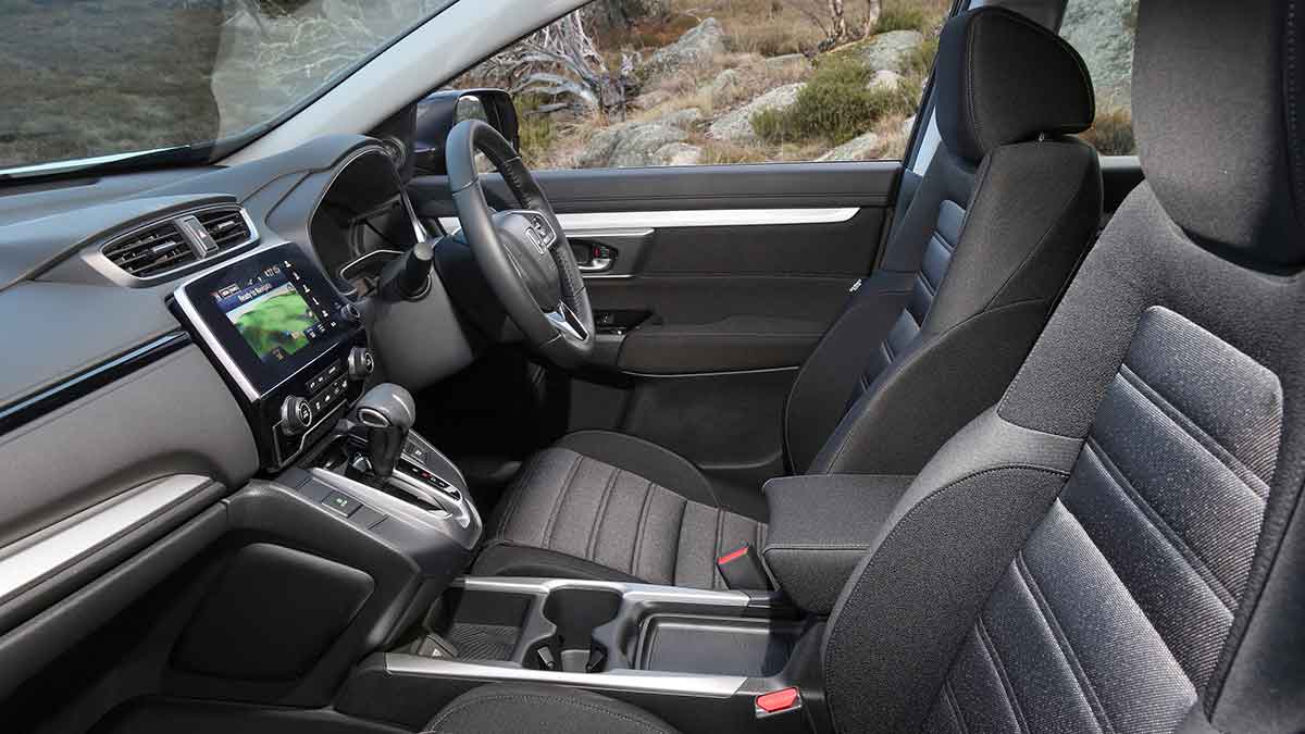 Interior of the Honda CR-V