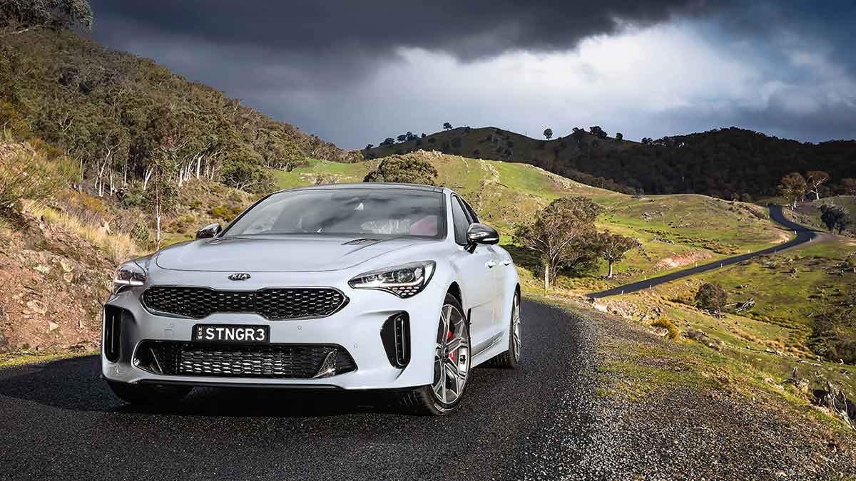 Front of Kia Stinger 330 GT