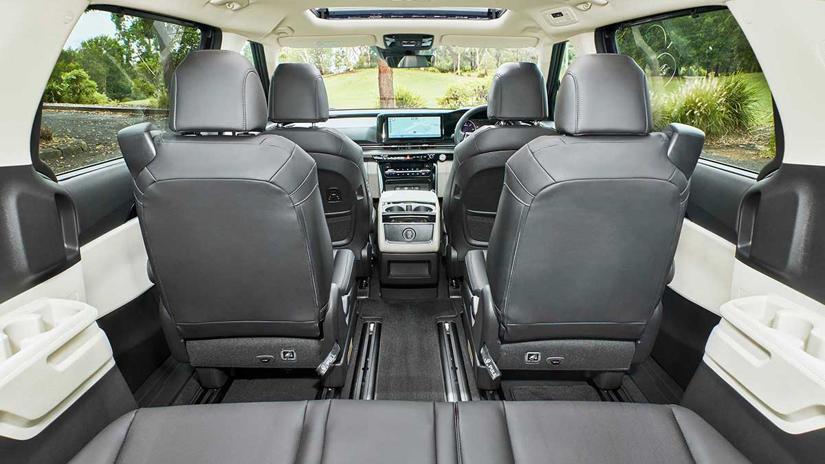 Kia Carnival rear interior