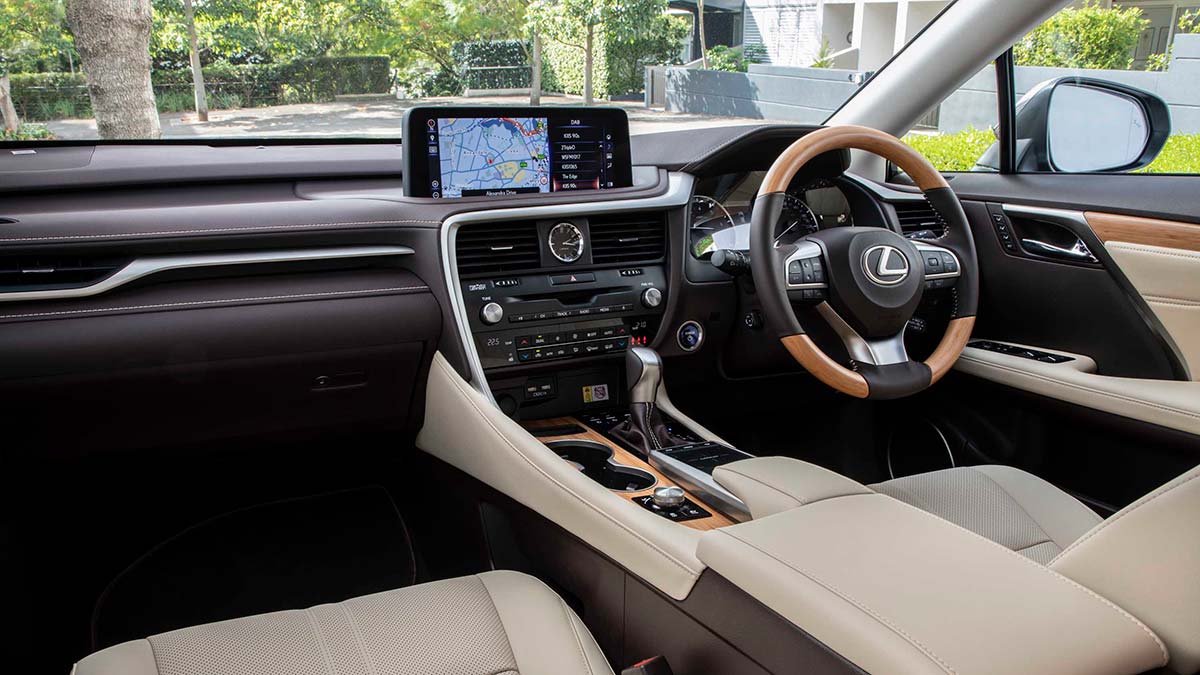 Interior of Lexus RX300 