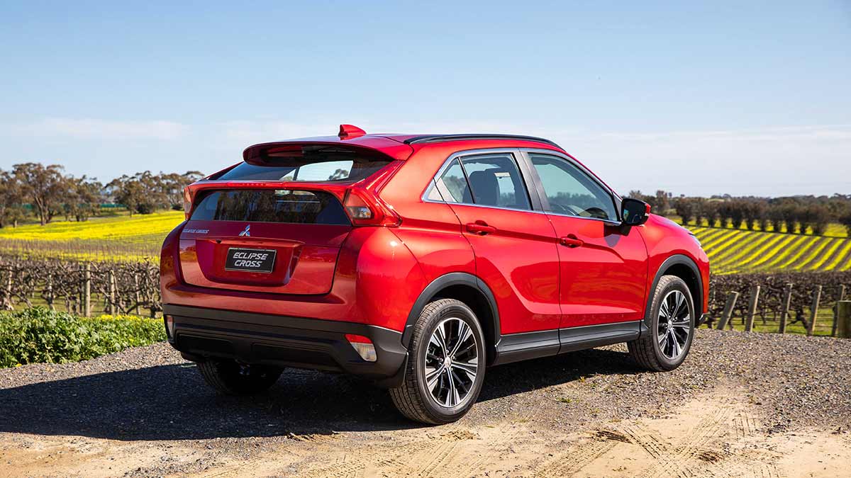 Rear of the 2018 Mitsubishi Eclipse Cross  