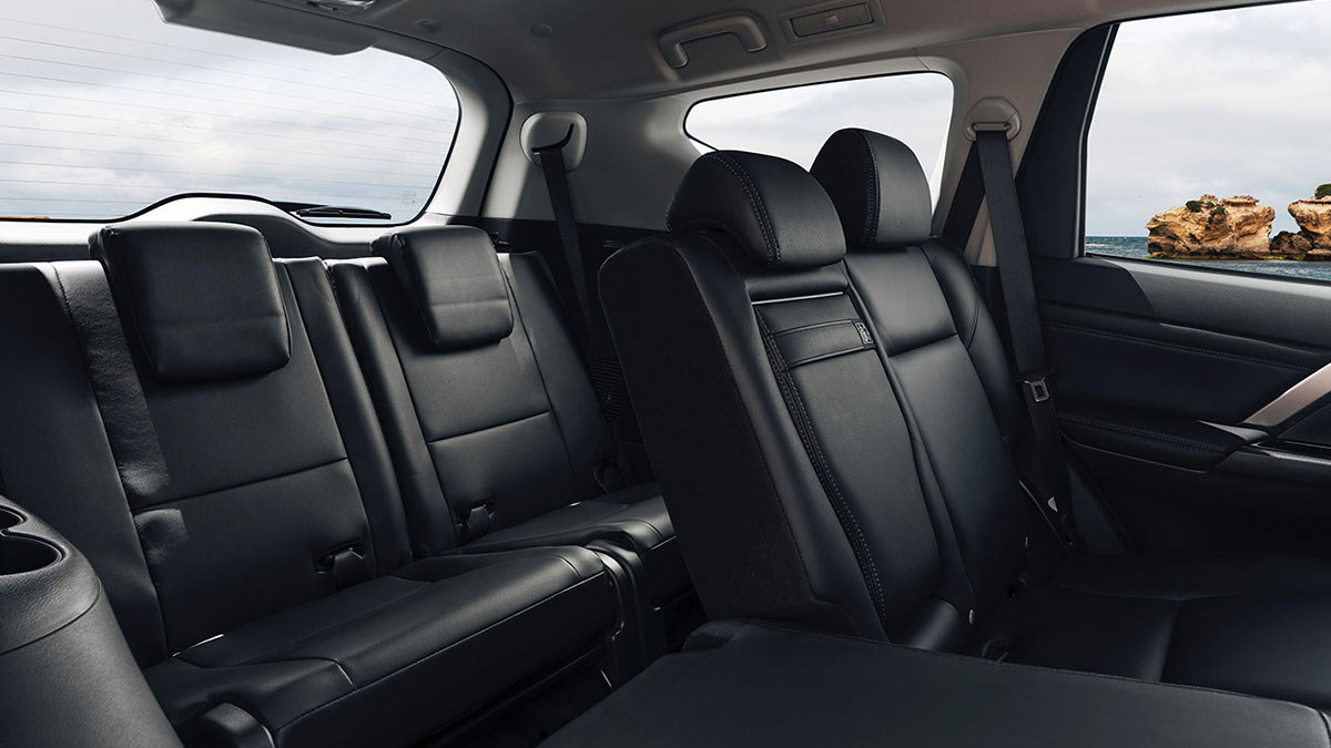 Seating in the Mitsubishi Pajero Sport