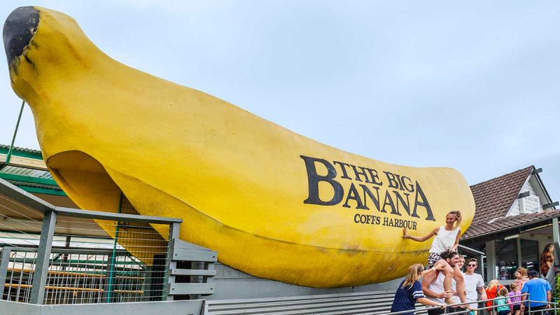 You can even have a walk through The Big Banana for yourself. Image: Getty.