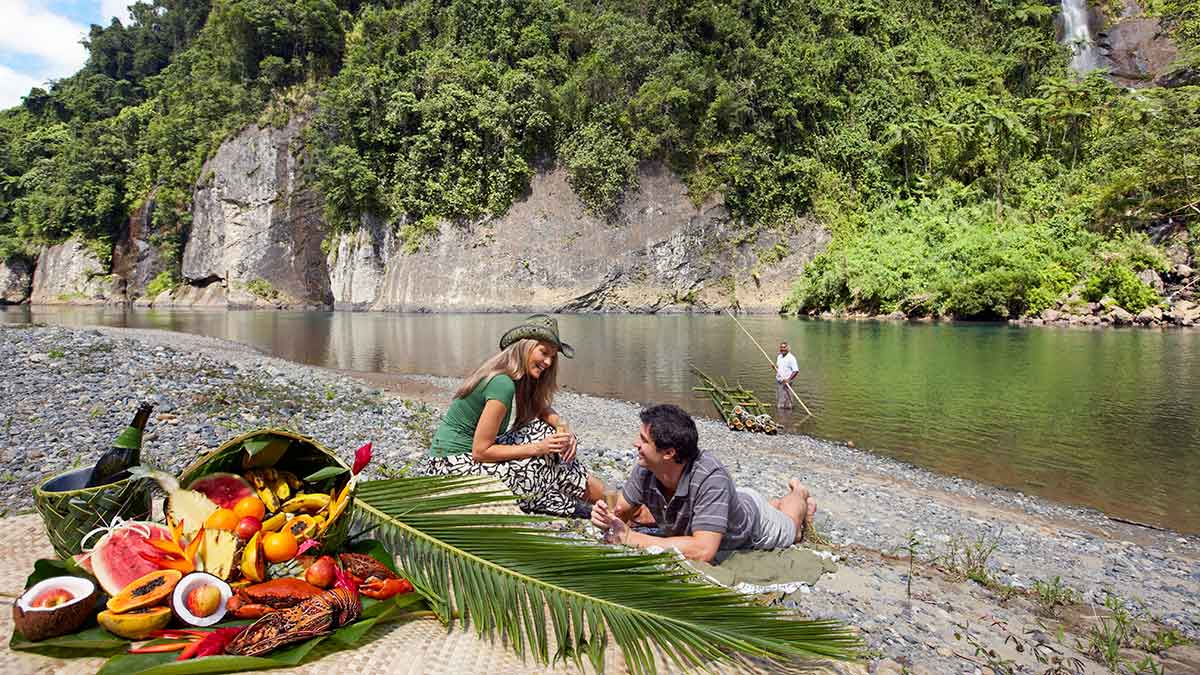 picnic by the river 