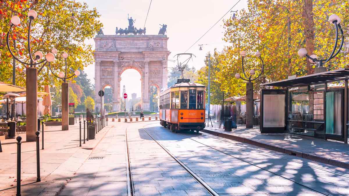 Milan tram