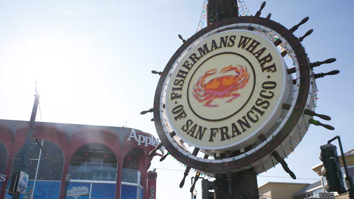 Fishermans Wharf sign