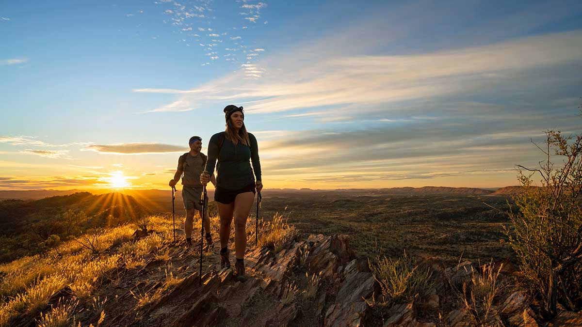 Larapinta Trail at Euro Ridge.