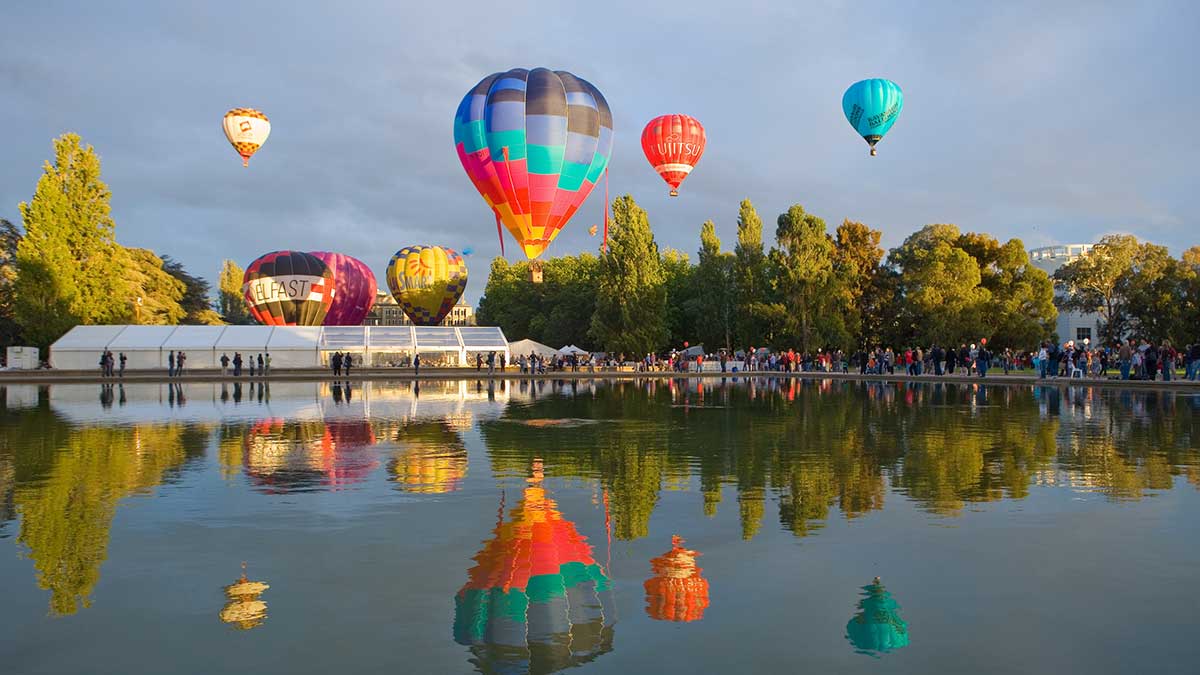 hot air balloon ride