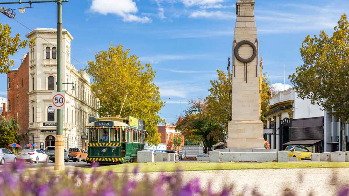 There's much to explore walking around the town of Bendigo. Image: Supplied