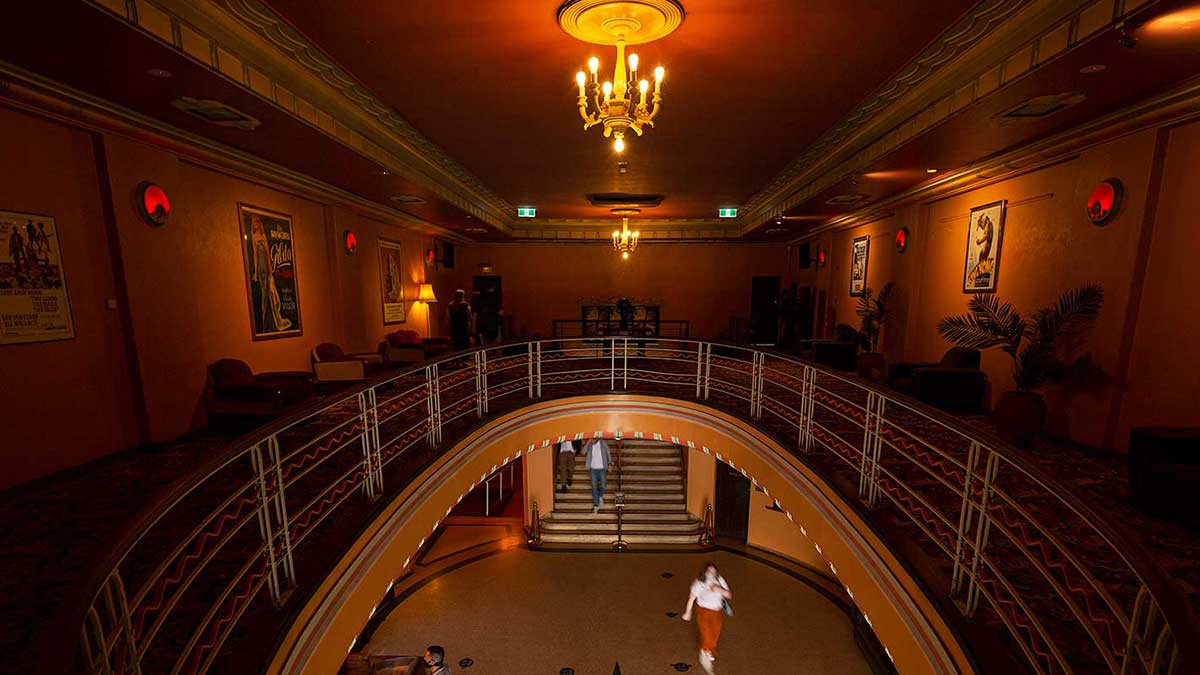 View of Astor Cinema interior