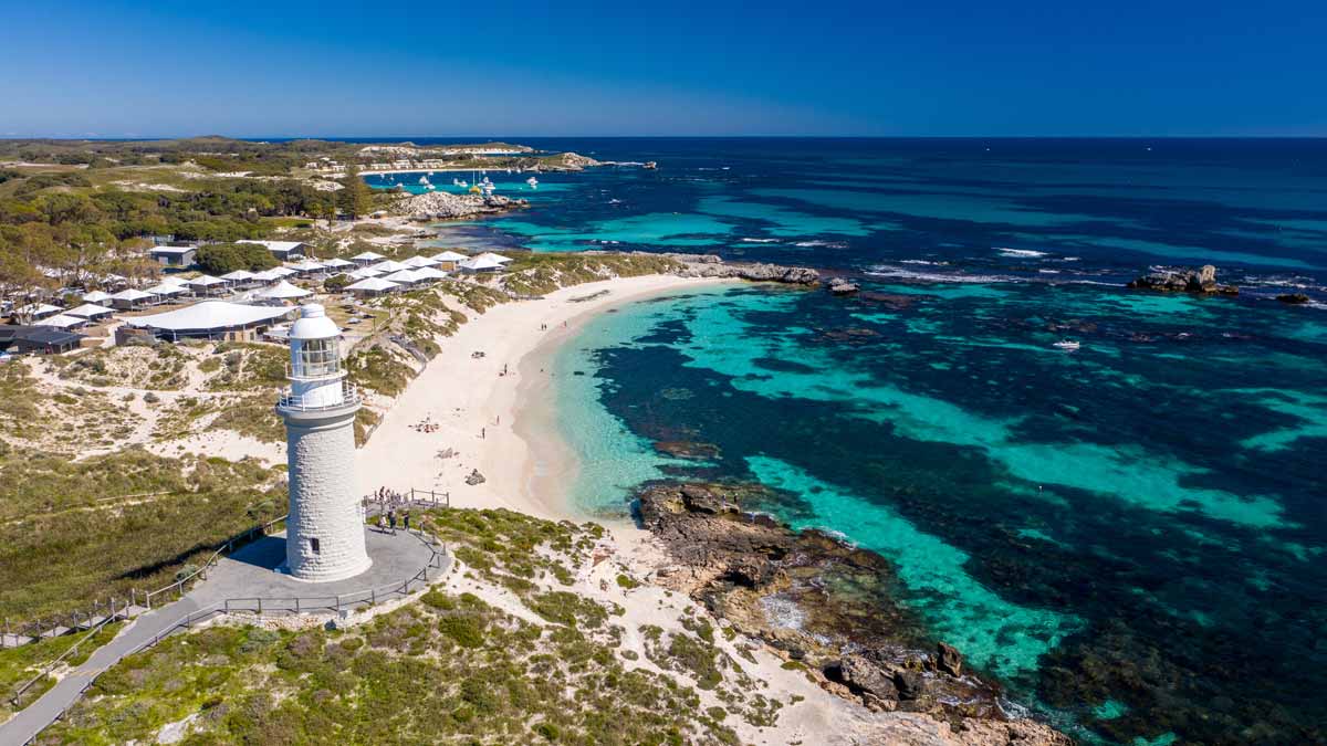 Beach and lighthouse