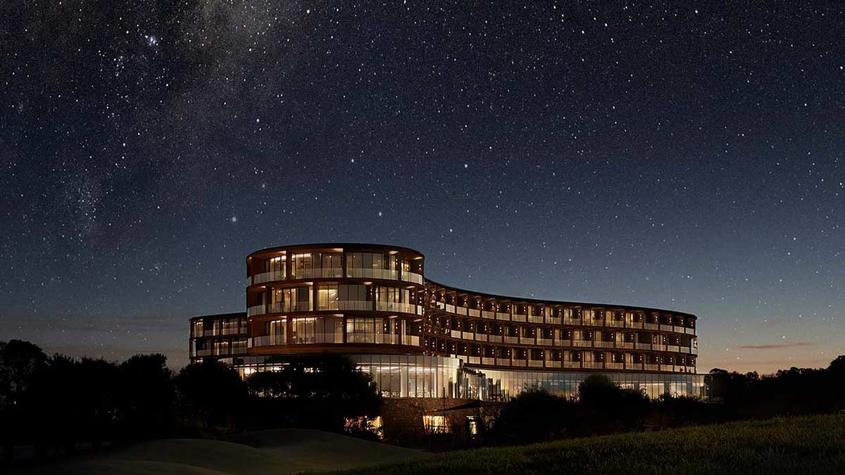 RACV Cape Schank resort at night