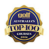 Golf Top 100 Courses Badge